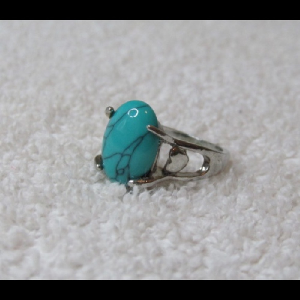 True Turquoise Silver Ring